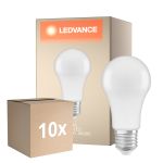 Mehrfachpackung 10x Ledvance Classic LED E27 Birne Matt 13W 1521lm - 840 Kaltweiß | Ersatz für 100W