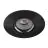 Noxion Einbau Spot Logic MR16 Schwenkbar Glänzend Schwarz | 92mm - Ausschnitt 80mm - IP20 - Inkl. GU10 Sockel