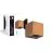 D'Lite Wandleuchte Elingen Bronze Up & Down 4.9W 480lm - 830 warm Weiß | IP54