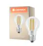 Ledvance Classic LED E27 Birne Fadenlampe Klar 4.2W 470lm - 927 Extra Warmweiß | Höchste Farbwiedergabe - Dimmbar - Ersatz für 40W