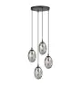 Emibig Pendelleuchte Astral Stahl Schwarz | Geeignet für 4x E14 - Max 10W