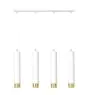 Emibig Pendelleuchte Kibo Stahl Weiß | Geeignet für 4x GU10 - Max 10W