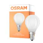 Osram LED Classic LED E14 Birne Fadenlampe Matt 1.2W 255lm - 840 Kaltweiß | Ersatz Für 25W